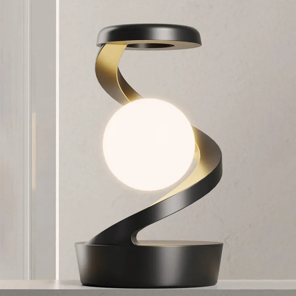 Levitating Ball Lamp with Wireless Charger Levitating Ball Lamp with Wireless Charger